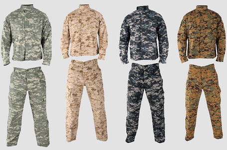 Військовий та камуфляжний одяг