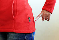 Спортивна флісова жіноча куртка на блискавці, фото 3
