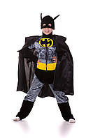 Детский карнавальный костюм Бэтмен, рост 120-130 см