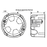 Монтажна коробка Batibox для встановлення механізмів Legrand, d = 80 мм, фото 3