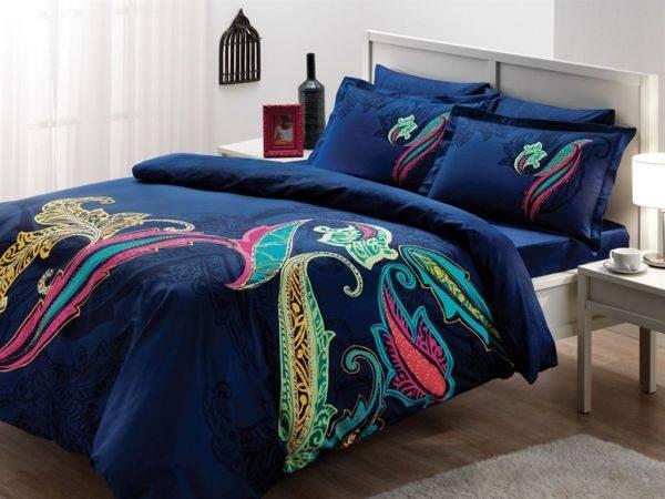 Постільна білизна TAC DELUX SATEN MIKELA двоспальний — євро