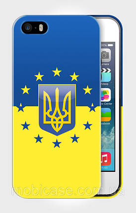 Чохол для iPhone 4/4s"UKRAINE IN EU 1", фото 1