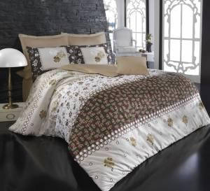 КПБ Minteks CLOVER kahve євро, фото 1