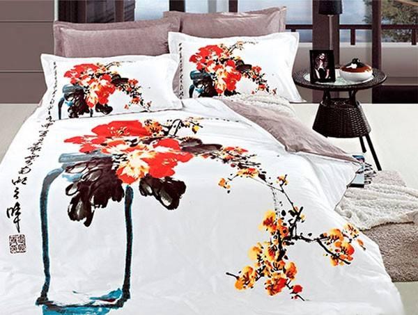 Комплект постільної білизни ARYA Сатин Katsumi полуторний