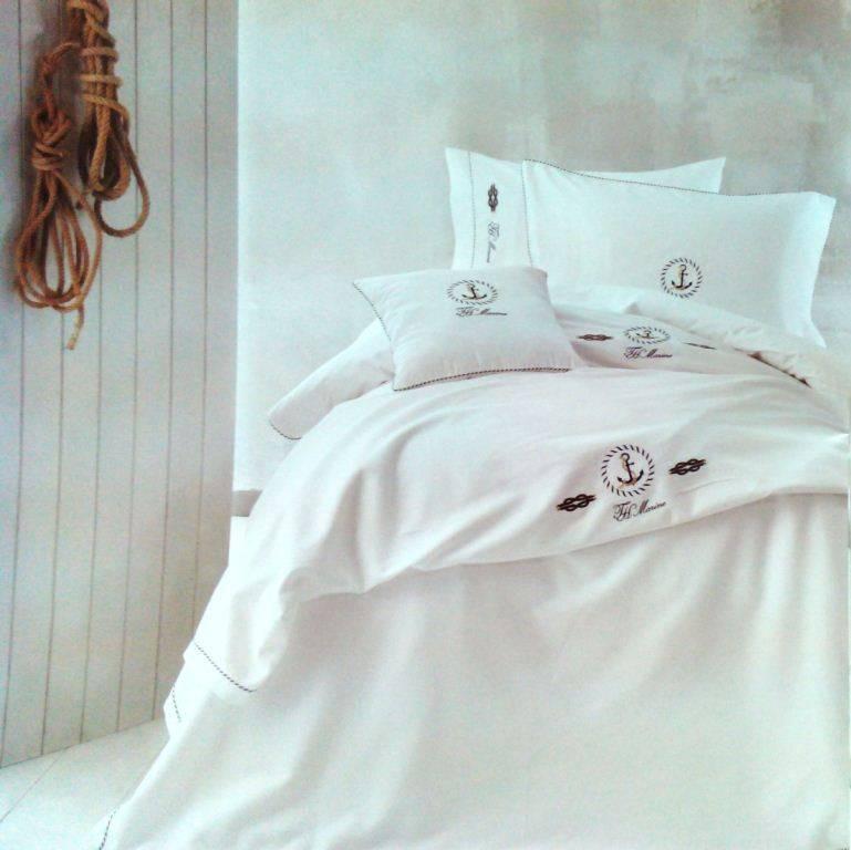 Комплект постільної білизни Tivolyo Home ANCORA NAKISLI євро