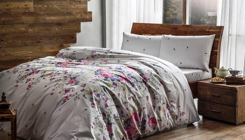 Комплект постільної білизни Tivolyo Home ROSE PICOLO євро, фото 1