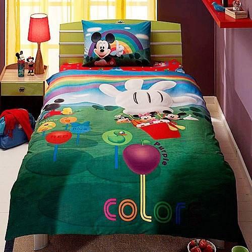 Постільна білизна TAC Disney Mickey Mouse House Colors полуторний