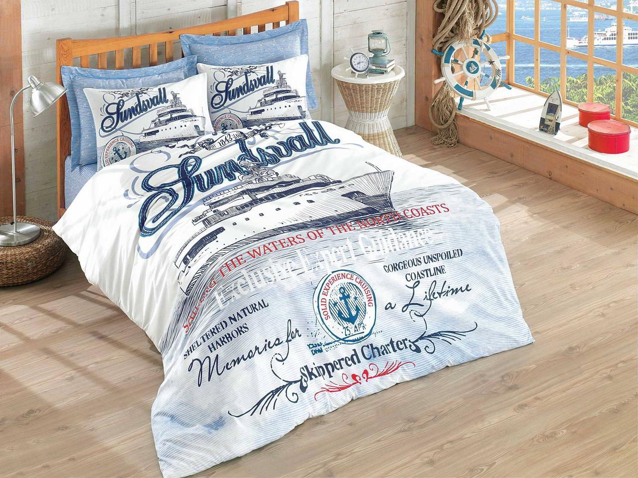 Постільна білизна Cotton Box MARITIME Harbors євро