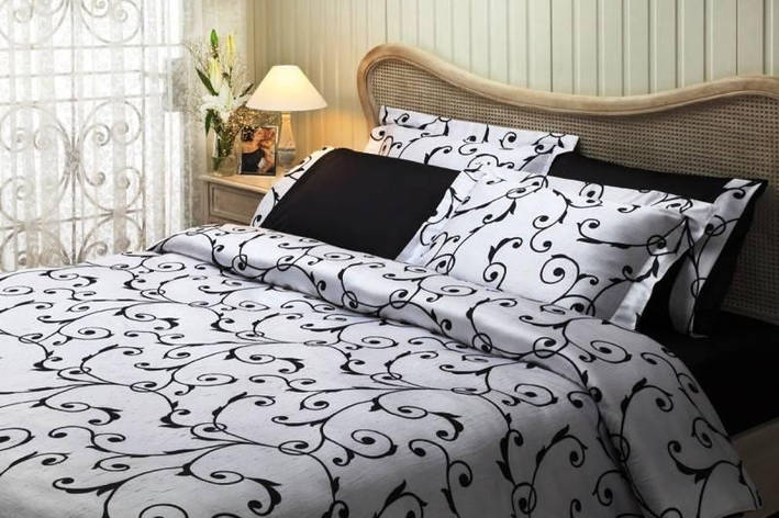 Постільна білизна Tivolyo Home ASMARA krinkle євро, фото 1
