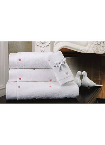 Рушник Soft Cotton LOVE 50*100 Рожевий, 50*100, фото 1