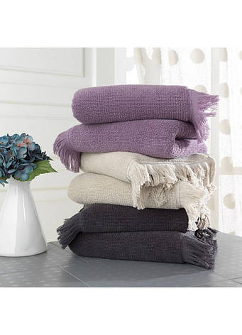 Рушник Soft Cotton FRINGE 50*100 50*100, Коричневий, фото 1
