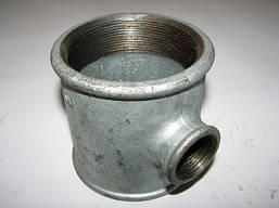 Трійник редукційний оцинкований 3" x 1" ВВВ Hydro-T