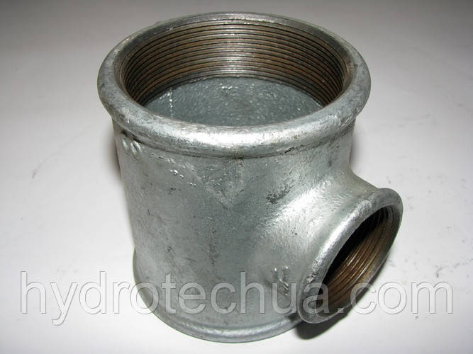 Трійник редукційний оцинкований 3" x 1 1/2" ВВВ Hydro-T