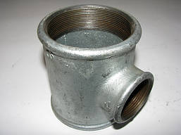 Трійник редукційний оцинкований 3" x 1 1/2" ВВВ Hydro-T