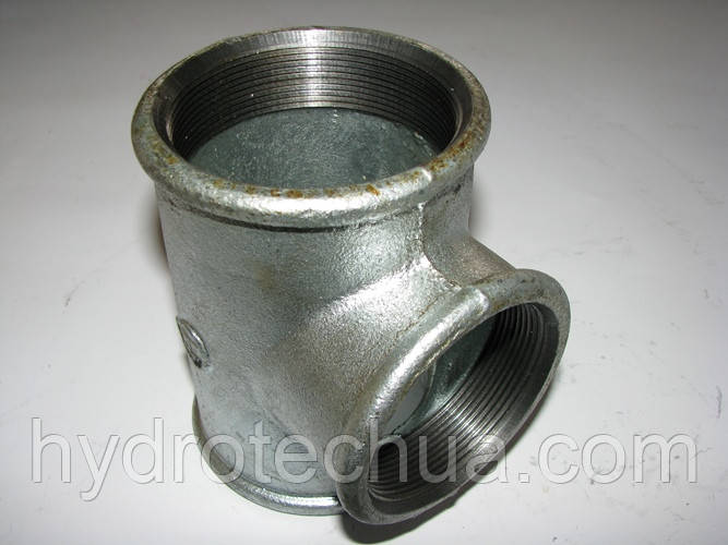 Трійник редукційний оцинкований 3" x 2 1/2" ВВВ Hydro-T
