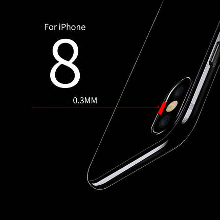 Ультратонкий чохол для Apple iPhone X прозорий (на айфон х), фото 2
