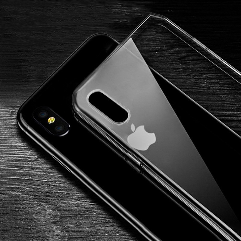 Ультратонкий чохол для Apple iPhone X прозорий (на айфон х)