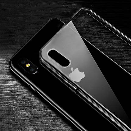 Ультратонкий 0,3 мм чохол для Apple iPhone X прозорий (на айфон х), фото 2
