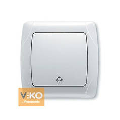 Кнопковий вимикач білий ViKO Carmen 90561003
