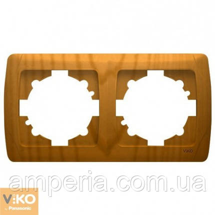 Рамка 2-тя горизонтальна бронза Decora 93190462, фото 1