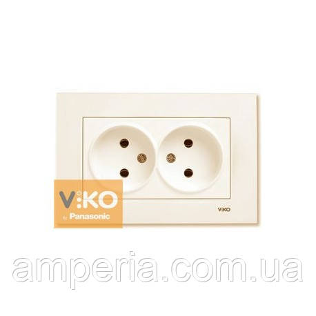 Розетка 2-а без заземлення ViKO Karre 90960155