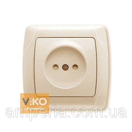 Розетка з шторками без заземлення ViKO Carmen 90562043, фото 1