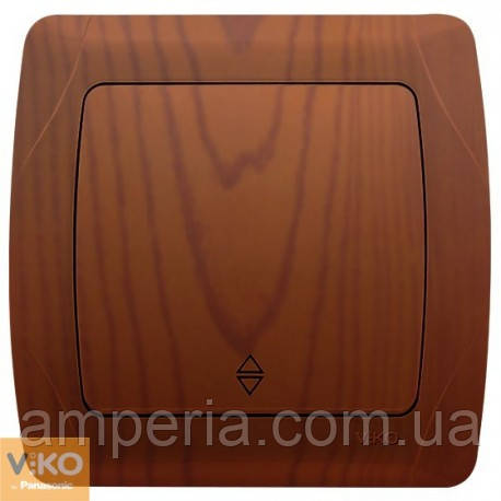 Вимикач 1 кл. прохідний вишня Decora 93010804