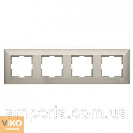 Рамка 4-тя горизонтальна бронза Meridian 92190724, фото 1