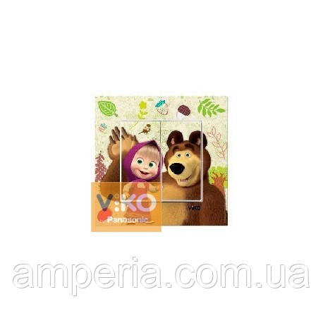 Вимикач 2-кл. Viko Karre Kids Маша з Ведмедем 90962741