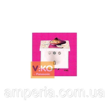 Розетка з кришкою Viko Karre Kids Маша та Малина 90962725