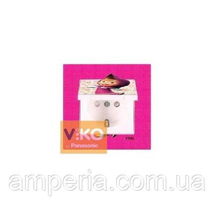 Розетка з кришкою Viko Karre Kids Маша та Малина 90962725, фото 1