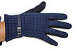 Жіночі стрейчеві рукавички Універсальні Сині, фото 2