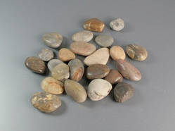 Наповнювач Камінці 0,5 кг у пап Наповнювач камінці Галька Середня Кольорова 4.5 x 4.0 x 0.8 см