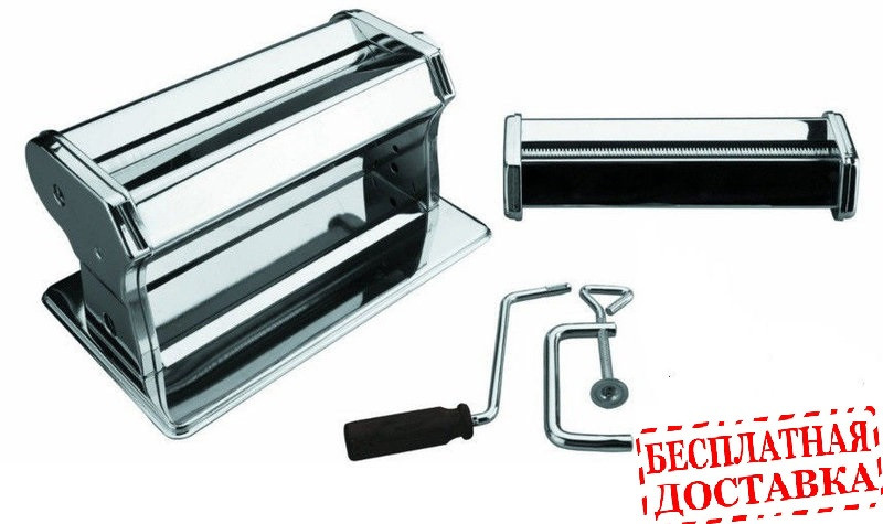 Ручна тестораскатка-локшинорізка Akita JP 260mm Pasta Machine Professional (Max Gran pasta 26) Японія