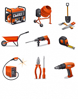 Будівельні інструменти та обладнання