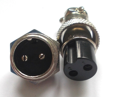 Роз'єм GX16-2 контакти (2 pin) пара, фото 1