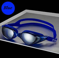 Окуляри для плавання професійні синього кольору