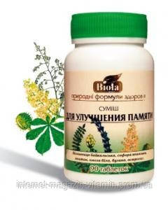 Суміш для покращення пам'яті Biola 90 табл., фото 1