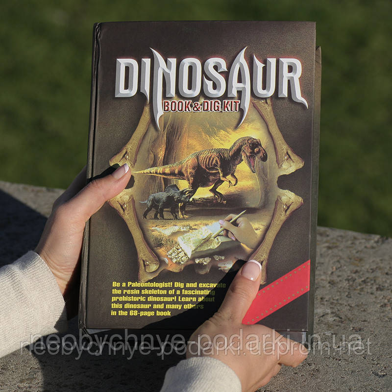 Динозаври - набір для розкопок і Книга про них