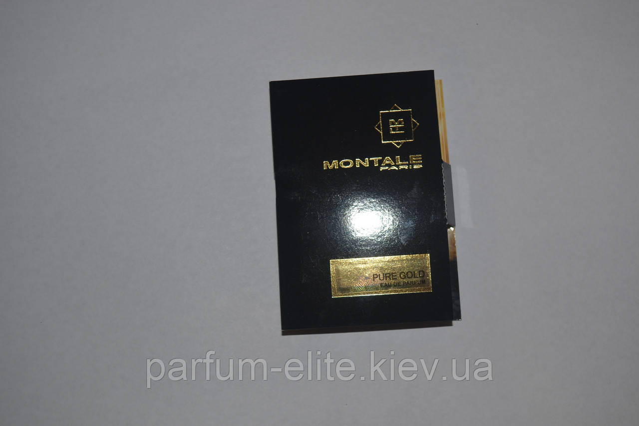 Пробник жіночої нішевої парфумованої води Montale Pure Gold 2ml