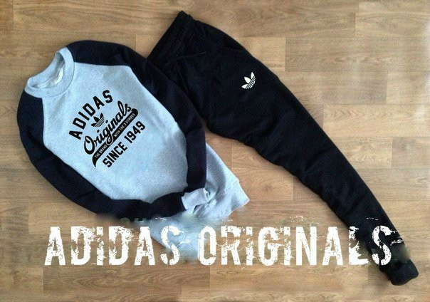 Тренировочный мужской летний споривный костюм Adidas Originals (Адидас Ориджинал)
