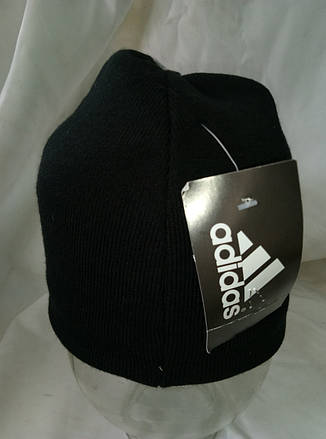 Чоловіча трикотажна Шапочка логотип ADIDAS, фото 2