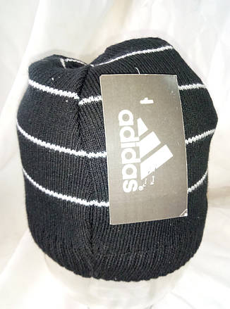 Чоловіча трикотажна Шапочка логотип ADIDAS, фото 2