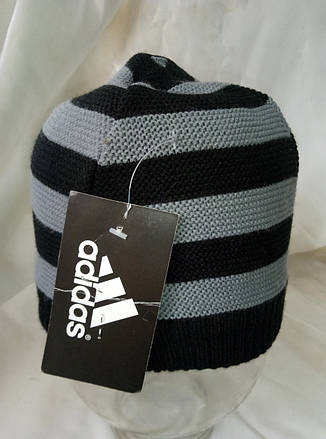 Чоловіча трикотажна Шапочка логотип ADIDAS, фото 2