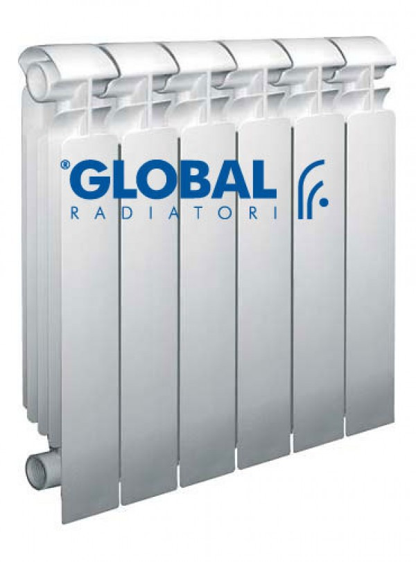 Радиатор алюминиевый GLOBAL 500x100 Италия - фото 1 - id-p580437148