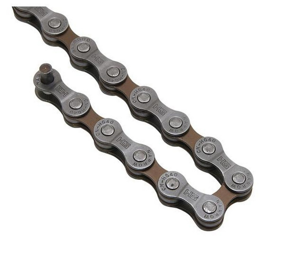 Велосипедний ланцюг Shimano CN-HG40 (замок у комплекті)