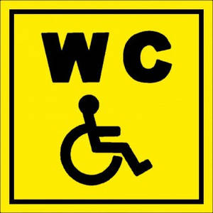 Табличка Туалет для інвалідів