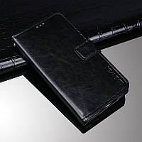 Чехол Idewei для iPhone 5 / 5s / SE книжка кожа PU с визитницей черный