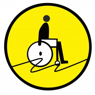 Наклейка Обережно! Ковзанка дорога, фото 1