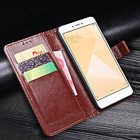 Чехол Idewei для Xiaomi Redmi Note 4X / Note 4 Global книжка кожа PU с визитницей Коричневый
